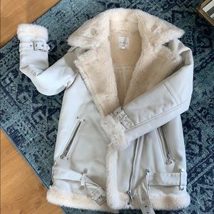 Avec Les Filles Women’s S Oversized Moto Jacket